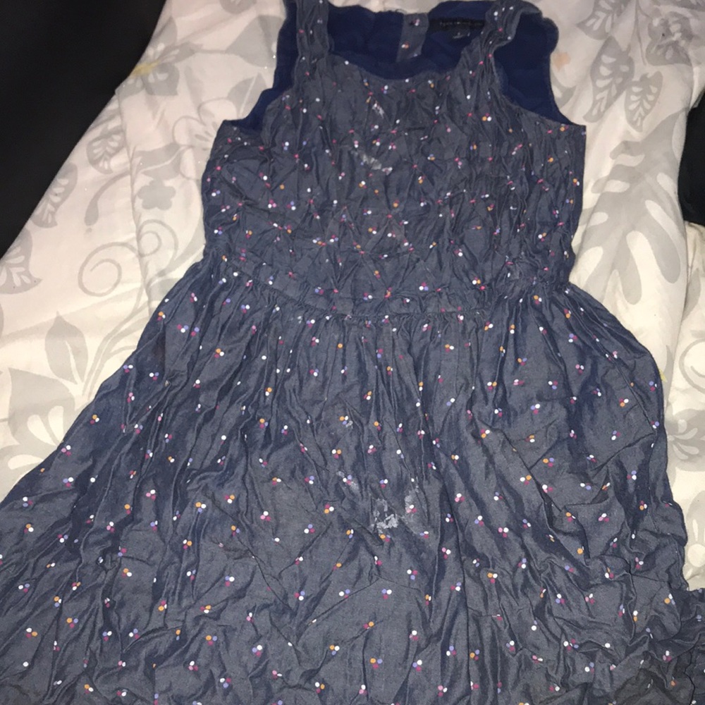 Kid navy blue dress